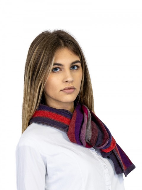 Colored Striped Scarf